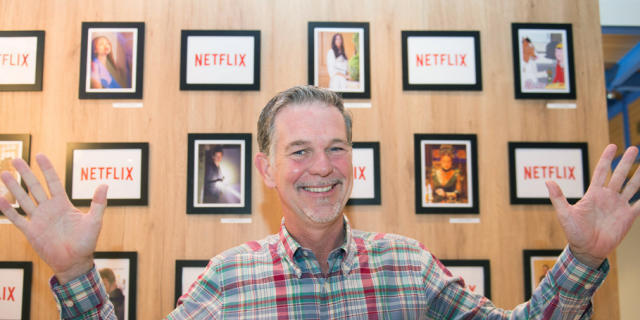 Netflix-Gründer Hastings anlässlich des Netflix-Starts in Zürich Netflix-Gründer Hastings anlässlich des Netflix-Starts in Zürich
