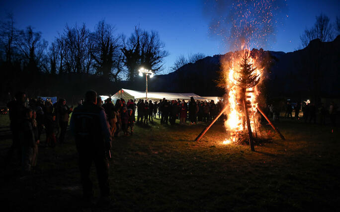 Fackel- und Lampionzug in Gamprin (08.03.2025)