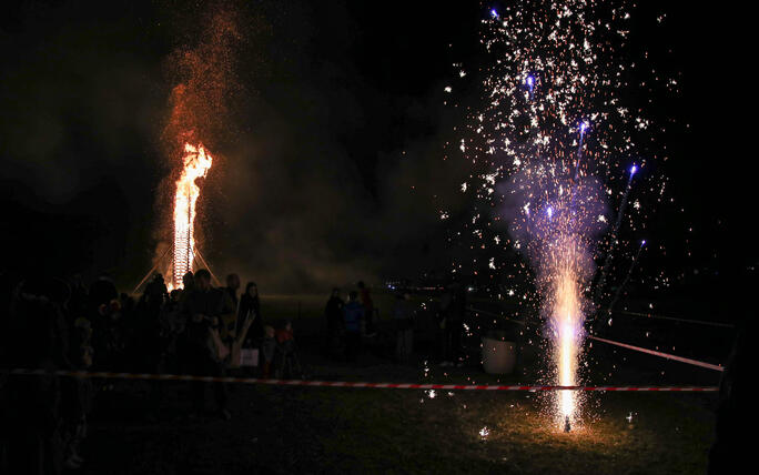 Fackel- und Lampionzug in Gamprin (08.03.2025)