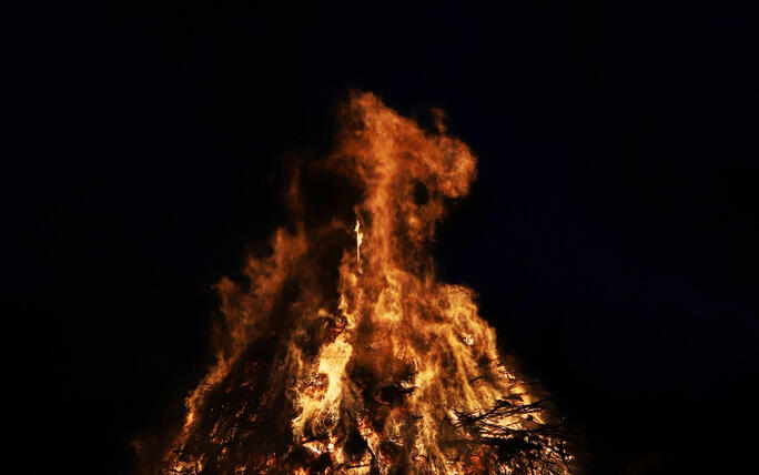 Funkensamstag in Rüthi