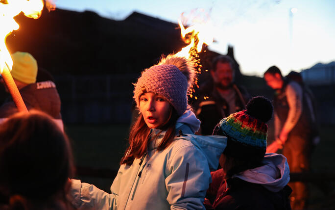 Fackel- und Lampionzug in Gamprin (08.03.2025)