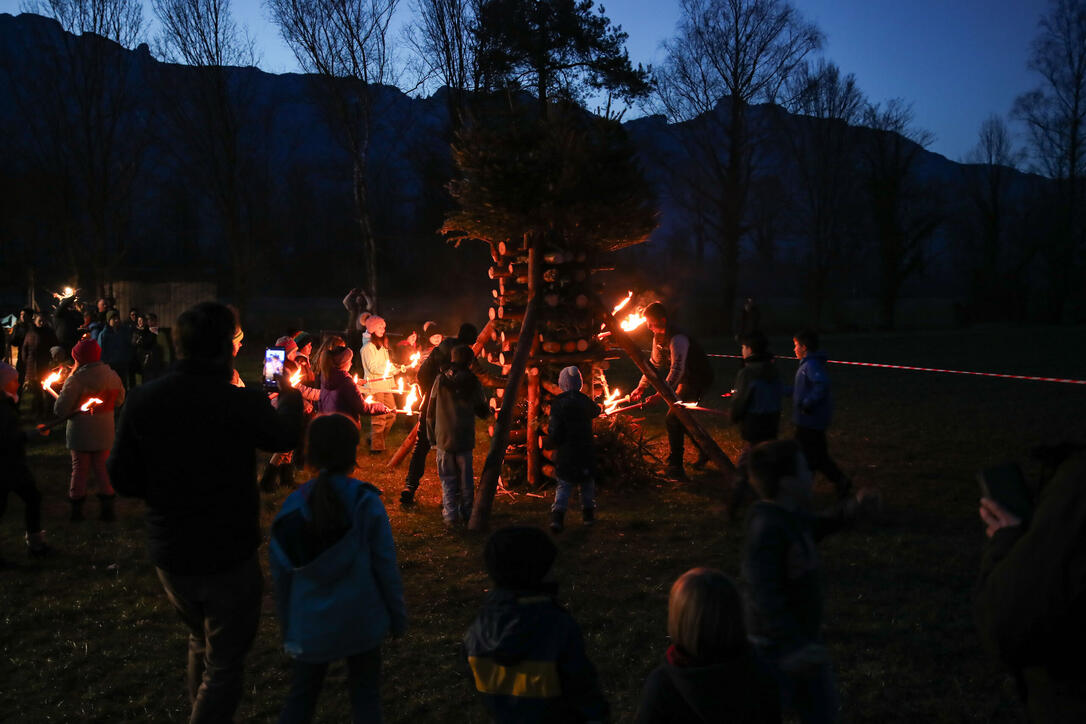 Fackel- und Lampionzug in Gamprin (08.03.2025)