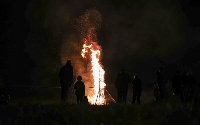 Fackel- und Lampionzug in Gamprin (08.03.2025)