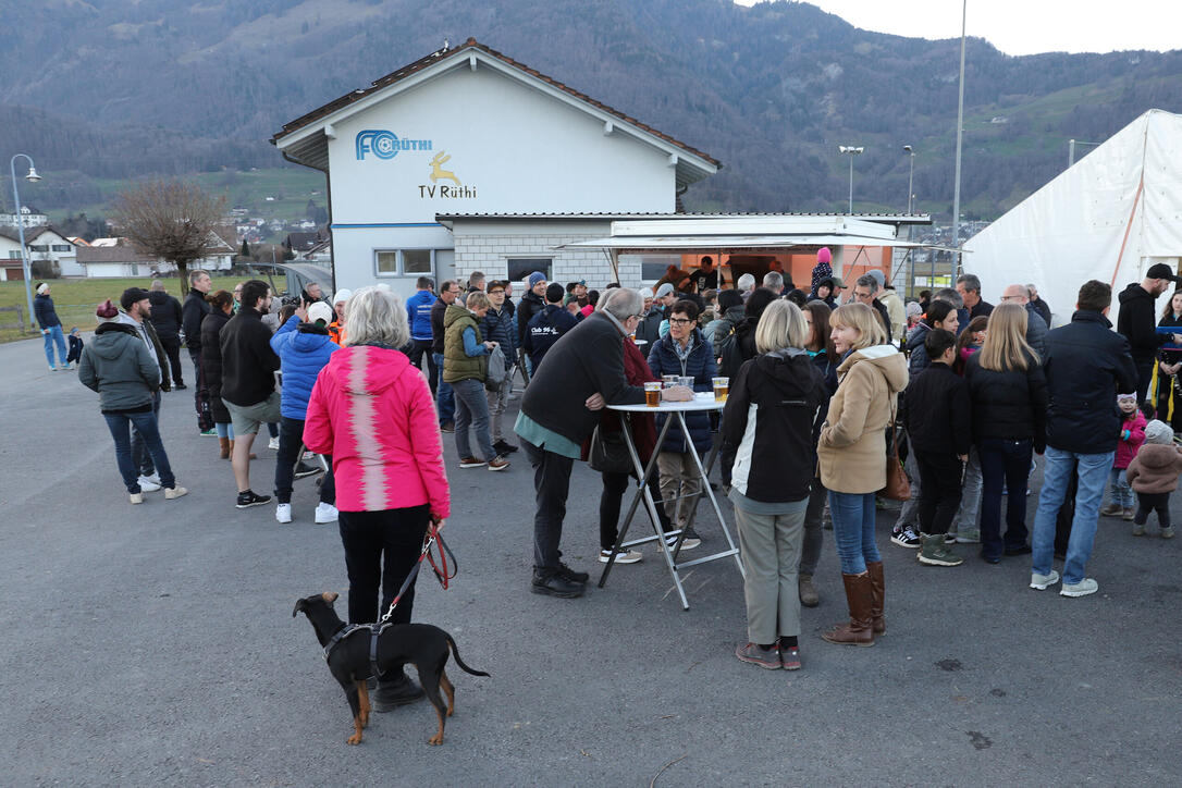 Funkensamstag in Rüthi