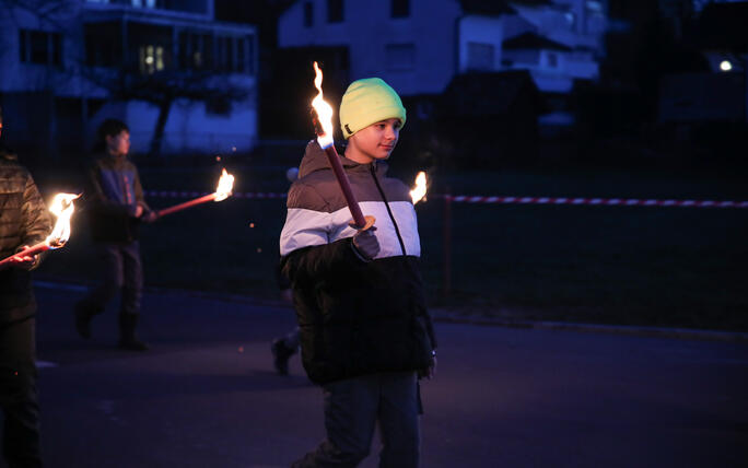 Fackel- und Lampionzug in Gamprin (08.03.2025)