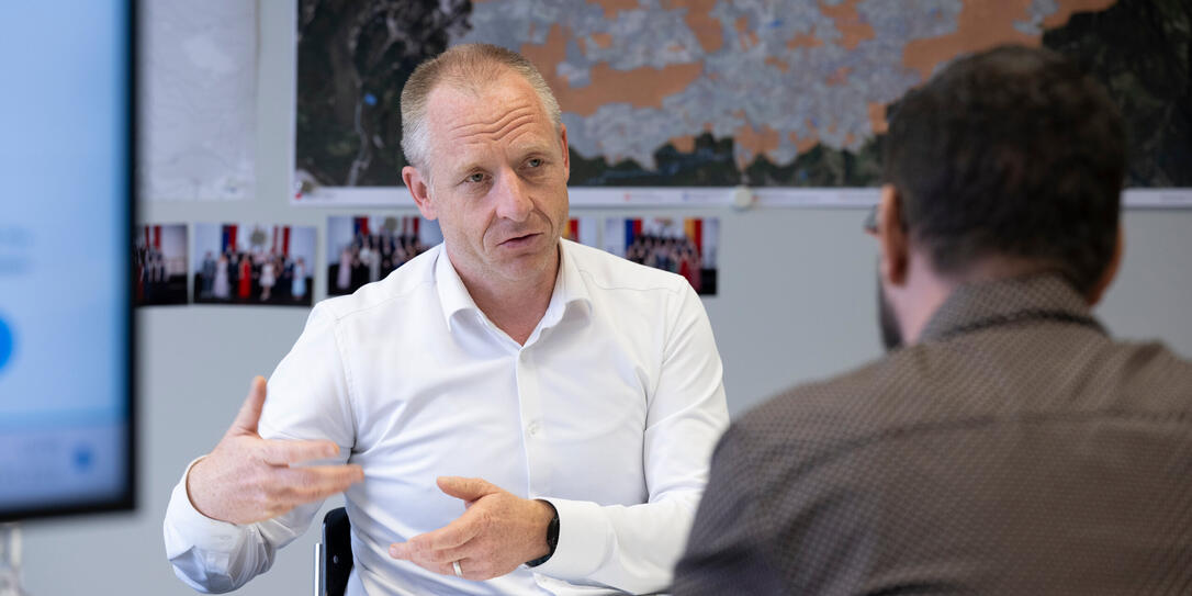 Interview mit Vorsteher Christoph Beck zum Thema «Ferienhaussteuer» Interview mit Vorsteher Christoph Beck zum Thema «Ferienhaussteuer»