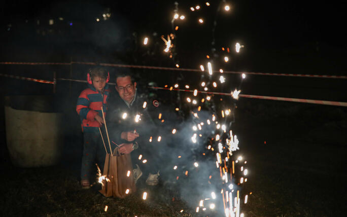 Fackel- und Lampionzug in Gamprin (08.03.2025)